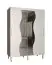 Kleiderschrank mit genügend Stauraum Jotunheimen 185, Farbe: Weiß - Abmessungen: 208 x 150,5 x 62 cm (H x B x T)