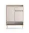 Kommode | schmal | Soft-Close-Funktion | Maße: 70 x 34 x 95 cm | 6 Fächer | Farbe: Eiche Cremona / Kaschmir | 1 Schublade | ABS-Kanten | für den Vorraum