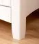 Schreibtisch Kiefer Vollholz massiv weiß / braun Lagopus 40 - Abmessungen: 75 x 110 x 60 cm (H x B x T)