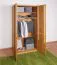 Schlafzimmer Komplett - Set D Fazenda, 6 - teilig, teilmassiv, Farbe: Natur
