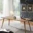 Tisch für Esszimmer aus Sheesham Massivholz, Farbe: Sheesham - Abmessungen: 80 x 160 cm (B x T), gefertigt in Handarbeit
