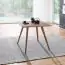 Quadratischer Tisch aus Sheesham Massivholz, Farbe: Sheesham - Abmessungen: 80 x 80 cm (B x T), mit einzigartiger Maserung
