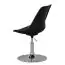 Eleganter Drehstuhl mit Schalensitz Apolo 128, Farbe: Weiß / Chrome, Sitz 360° drehbar & höhenverstellbar