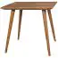 Quadratischer Tisch aus Sheesham Massivholz, Farbe: Sheesham - Abmessungen: 80 x 80 cm (B x T), mit einzigartiger Maserung