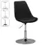 Eleganter Drehstuhl mit Schalensitz Apolo 128, Farbe: Weiß / Chrome, Sitz 360° drehbar & höhenverstellbar