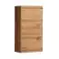 Moderne Holz Wohnwand Volleberg 36, Farbe: Eiche Wotan - Abmessungen: 140 x 250 x 40 cm (H x B x T), mit Push-to-open Funktion