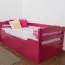 Bett ausziehbar 90 x 200 cm Buche Rosa mit 1 Schublade(n)