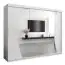 Schiebetürenschrank / Kleiderschrank Combin 06 mit Spiegel, Farbe: Weiß matt - Abmessungen: 200 x 250 x 62 cm (H x B x T)