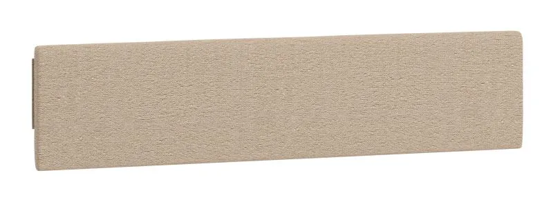 Kopfteilpolsterung für Doppelbett Aegir 14 / 15 / 16, Farbe: Braun, Maße: 34 x 145 x 4 cm