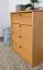 Schuhschrank Kiefer Vollholz massiv Erlefarben Junco 221 - 80 x 72 x 40 cm (H x B x T)