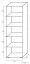 Regal Garut 20, Farbe: Sonoma Eiche - Abmessungen: 194 x 60 x 40 cm (H x B x T)