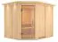Sauna Anna 08, 68 mm Wandstärke - 245 x 210 x 202 cm (B x T x H)