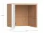 Schrankaufsatz für Kleiderschrank Tacuarembo 12 | Farbe: Beige | eine Tür | Soft-Close-Funktion | Maße: 46,5 x 57 x 45 cm