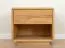 Nachtkommode | Massivholz | Eichenholz geölt | Push-to-open Funktion | 1 Schublade | 1 offenes Fach | 50 x 39 x 45 cm | Soft-Close Funktion