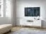 TV-Unterschrank Worthing 29, Farbe: Weiß / Gold - Abmessungen: 56 x 154 x 39 cm (H x B x T)