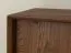TV-Unterschrank mit zwei Holzschiebetüren Salleron 13, Eiche massiv geölt, Farbe: Tabacco, Maße: 52 x 200 x 50 cm, vier Fächer, für Wohnzimmer