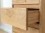 Kommode | Massivholz | Eichenholz geölt | Push-to-open Funktion | 4 Schubladen | Soft-Close Funktion | 54 x 40 x 99 cm | Stilvoll und Modern