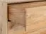Kommode Salleron 17, Wildeiche massiv geölt, Farbe: Natur - Abmessungen: 90 x 121 x 45 cm (H x B x T)