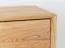 Kommode Salleron 07, Wildeiche massiv geölt, Farbe: Natur / Schwarz - Abmessungen: 90 x 121 x 45 cm (H x B x T)