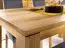 Stabiles Esszimmer - Set E Balsa, 4-teilig, gewachst / geölt, Natur Eiche teilmassiv, gebürstete Oberfläche, Saug- und Wischroboter geeignet, hochwertige Materialien
