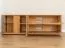 TV-Unterschrank Sienne 10 mit 60 x 185 x 43,5 cm, getöntes Glas, aus Massivholz Wildeiche, geölt, gebürstet, inkl. LED-Beleuchtung, viel Stauraum