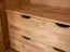 Modul 100 cm für Kleiderschrank Thari, 52 x 96 x 50cm, mit 2 Schubladen, in Eiche Natur, zum Verstauen von Wäsche, Massivholz