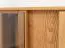 TV-Unterschrank Sienne 10 mit 60 x 185 x 43,5 cm, getöntes Glas, aus Massivholz Wildeiche, geölt, gebürstet, inkl. LED-Beleuchtung, viel Stauraum