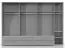 Schlafzimmer - Kleiderschrank mit Rahmen