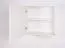 Hängeschrank Fardalen 09, Farbe: Weiß - Abmessungen: 60 x 60 x 30 cm (H x B x T), mit zwei Fächern