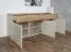 Kommode Papauta 21, Farbe: Kaschmir / Eiche dunkel - Abmessungen: 86 x 176 x 45 cm (H x B x T)