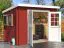 Gartenhaus G274 Schwedenrot - 28 mm Blockbohlenhaus, Grundfläche: 4,56 m², Pultdach