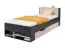 Jugendzimmer Kinderzimmer Komplett - Set D "Aalst", 7-teilig, Eiche / Creme / Schwarz