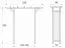 Pergola "Blauregen" gerade - Abmessung: 220 x 80 x 215 cm (L x B x H)