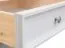 TV-Unterschrank Gyronde 09, Kiefer massiv Vollholz, weiß lackiert - 53 x 111 x 53 cm (H x B x T)