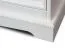 Vitrine Gyronde 15, Kiefer massiv Vollholz, Farbe: Weiß / Walnuss - 190 x 90 x 45 cm (H x B x T)