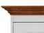 108 cm breiter Kleiderschrank mit 2 Türen | Farbe: Eiche / Weiß Abbildung
