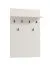 Garderobe | 6 Haken | Farbe: Kaschmir | ABS-Kanten | 1 Ablagefläche | Maße: 77 x 19,5 x 115 cm | Haken: Schwarz | für den Eingangsbereich