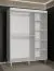 Moderner Kleiderschrank mit genügend Stauraum Jotunheimen 101, Farbe: Weiß - Abmessungen: 208 x 150,5 x 62 cm (H x B x T)