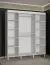 Moderner Schiebetürenschrank mit genügend Stauraum Jotunheimen 139, Farbe: Weiß - Abmessungen: 208 x 180,5 x 62 cm (H x B x T)
