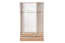 Kleiderschrank beige hochglanz