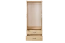 Kleiderschrank, Breite: 80 cm, Farbe: Natur