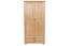 Kleiderschrank Holz natur 013 - Abmessung 190 x 80 x 60 cm (H x B x T)