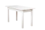 Tisch ausziehbar Kiefer massiv Vollholz weiß lackiert Junco 236E (eckig) - Abmessung 75 x 140 / 210 cm