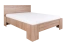 Doppelbett Selun 19, Farbe: Eiche Trüffel - 160 x 200 cm (B x L)