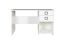 Kinderzimmer - Schreibtisch Benjamin 28, Farbe: Weiß - Abmessungen: 74 x 125 x 60 cm (H x B x T)
