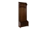 Garderobe Kiefer Massivholz 31, Walnussfarben, 200 x 72 x 37 cm, mit 1 Ablage und 5 Haken, einfache und rasche Montage, robust und langlebig