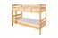 Stockbett 90 x 190 cm für Erwachsene "Easy Premium Line" K17/n, Buche Massivholz Natur lackiert, teilbar
