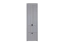 Schrank Segnas 08, Farbe: Grau - 198 x 62 x 42 cm (H x B x T)
