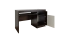 Schreibtisch Ezeiza 01, Farbe: Wenge / Weiß - 75 x 120 x 53 cm (H x B x T)