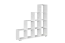 Regal Cuarto 09, Farbe: Weiß - 148 x 145 x 29 cm (H x B x T)